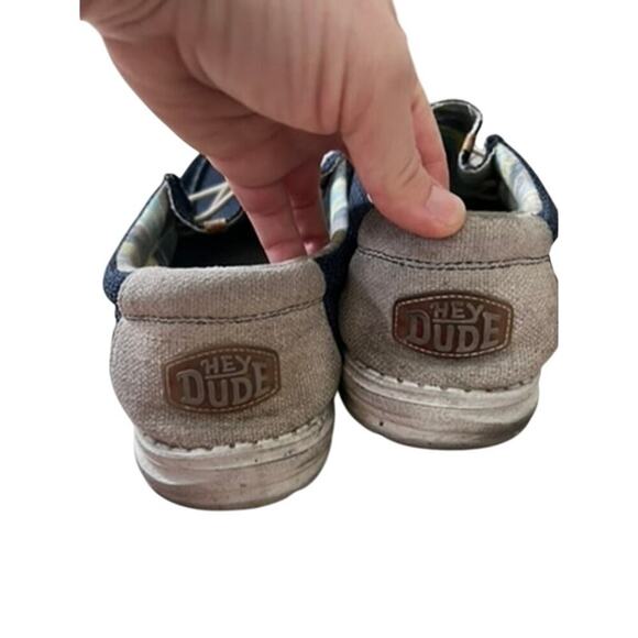 Hey Dude Men's Wally Sox Charcoal Men's slip on loafers lightweight size 11 - Picture 4 of 10